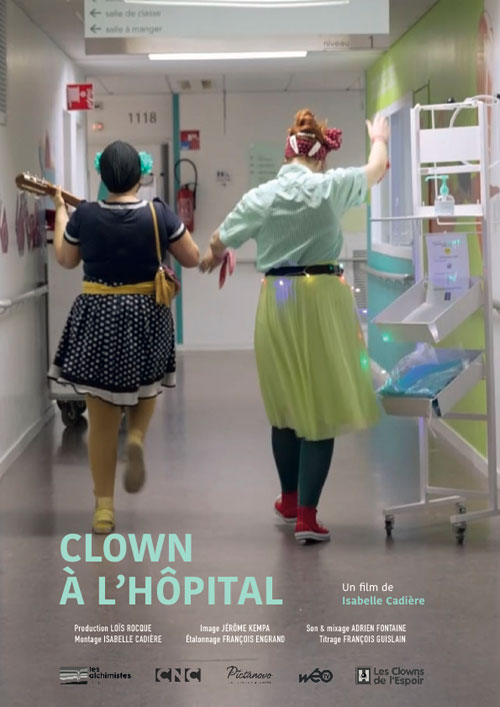visuel affiche clown à l'hopital